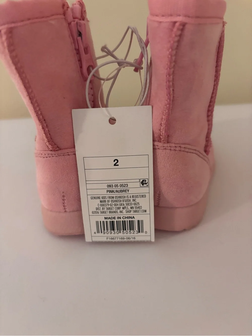 Baby Pink Cozy Boots NWT